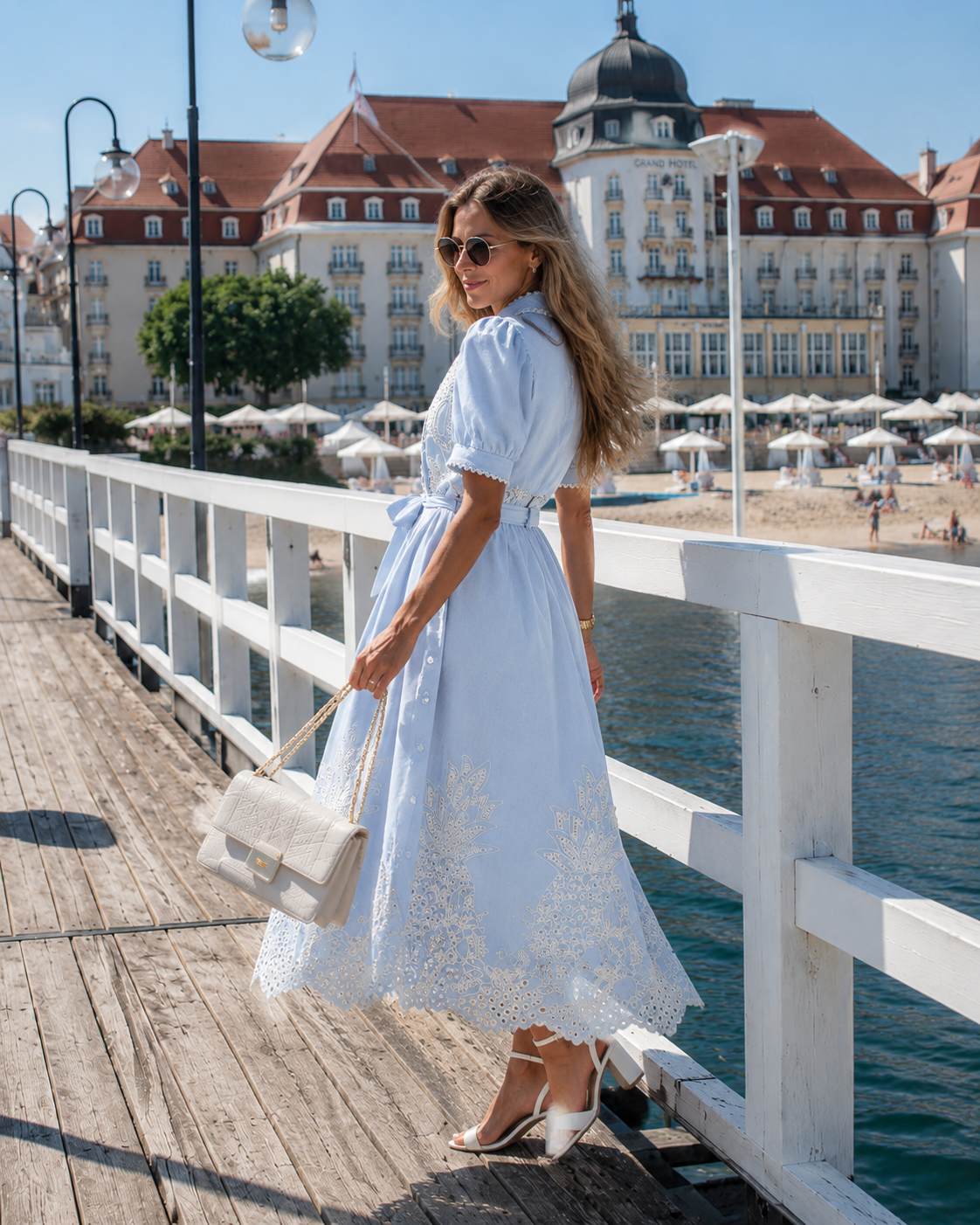 Élodie – Haftowana Sukienka Maxi